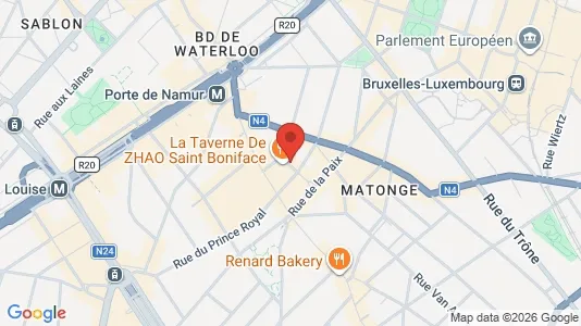 Apartments for rent i Brussels Elsene - kort over placeringen
