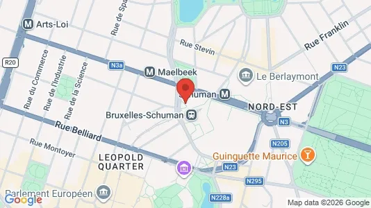Apartments for rent i Brussels Etterbeek - kort over placeringen