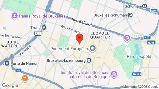 Apartments for rent i Stad Brussel - kort over placeringen