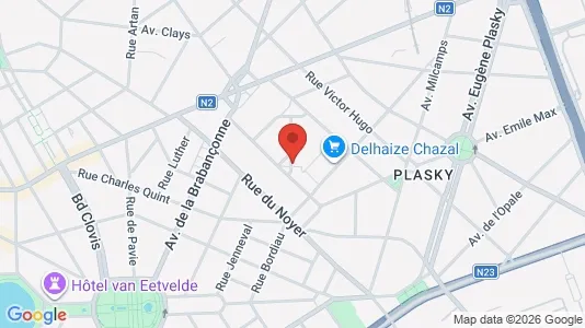 Apartments for rent i Brussels Schaarbeek - kort over placeringen