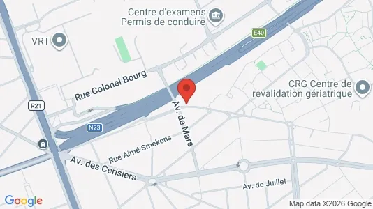 Apartments for rent i Brussels Schaarbeek - kort over placeringen