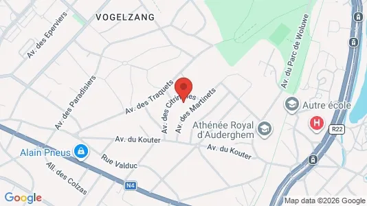 Apartments for rent i Brussels Oudergem - kort over placeringen