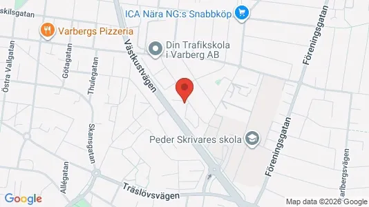 Apartments for rent i Varberg - kort over placeringen