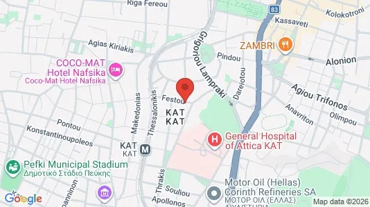 Apartments for rent i Kifisia - kort over placeringen