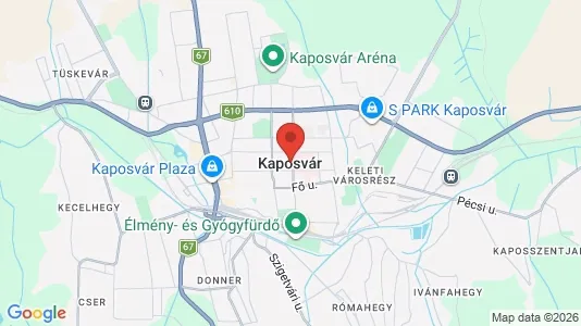 Apartments for rent in Kaposvári - Photo from Google Street View