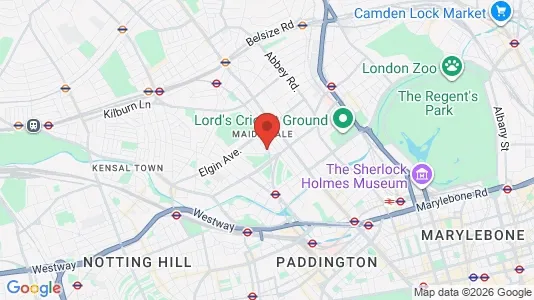 Apartments for rent i London W9 - kort over placeringen