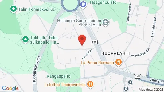 Apartments for rent i Helsinki Läntinen - kort over placeringen