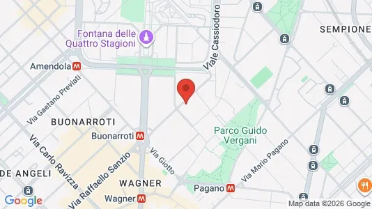 Rooms for rent i Milano Zona 1 - Centro storico - kort over placeringen