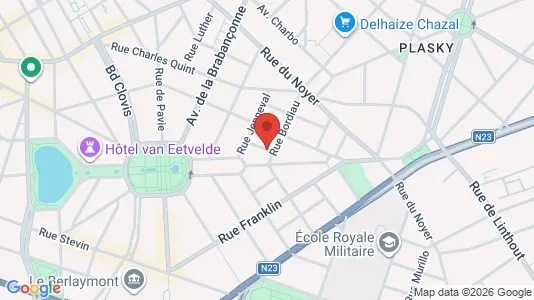 Apartments for rent i Stad Brussel - kort over placeringen