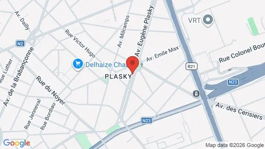 Apartments for rent i Brussels Schaarbeek - kort over placeringen