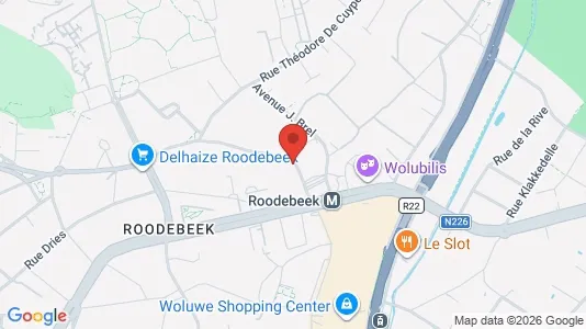 Apartments for rent i Brussels Sint-Lambrechts-Woluwe - kort over placeringen