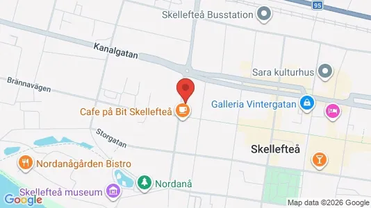 Apartments for rent i Skellefteå - kort over placeringen