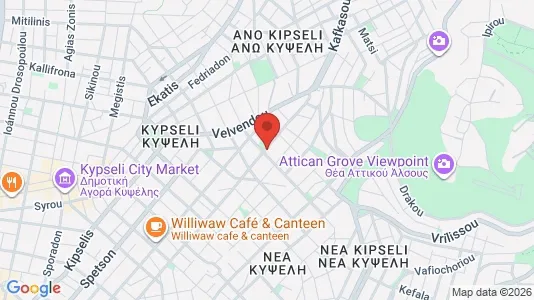 Apartments for rent i Galatsi - kort over placeringen