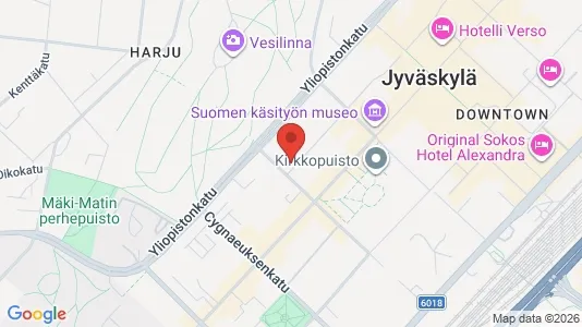 Apartments for rent i Jyväskylä - kort over placeringen
