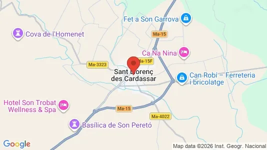 Apartments for rent in Sant Llorenç des Cardassar - Photo from Google Street View