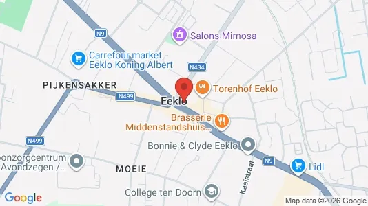 Apartments for rent i Eeklo - kort over placeringen