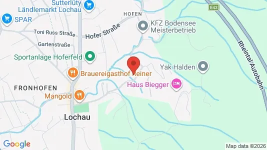 Apartments for rent i Bregenz - kort over placeringen