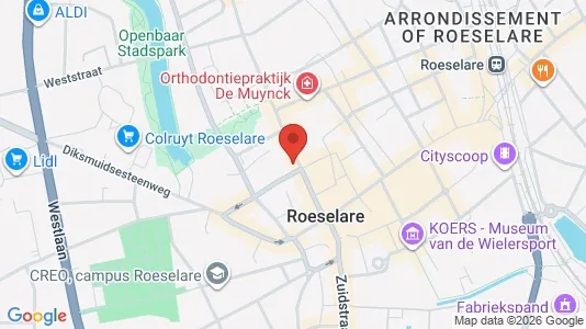 Apartments for rent in Roeselare - Photo from Google Street View