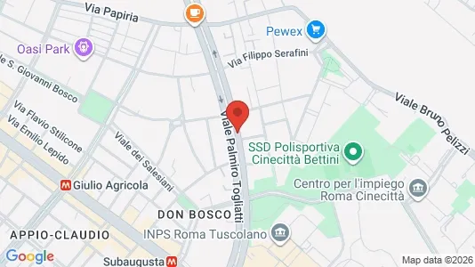 Rooms for rent i Roma Municipio VII – Appio-Latino/Tuscolano/Cinecittà - kort over placeringen
