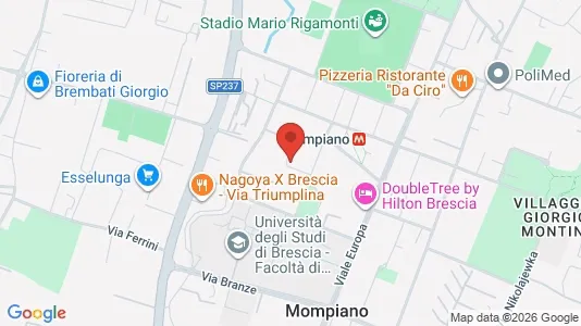 Rooms for rent i Brescia - kort over placeringen