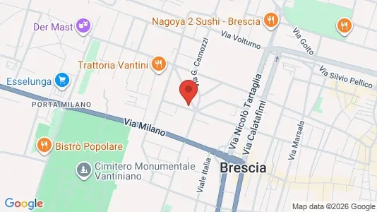Rooms for rent i Brescia - kort over placeringen