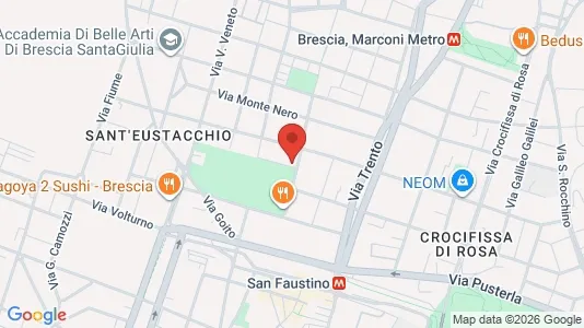 Rooms for rent i Brescia - kort over placeringen