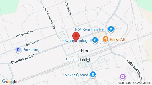 Apartments for rent i Flen - kort over placeringen
