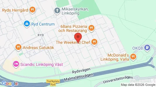 Apartments for rent i Linköping - kort over placeringen