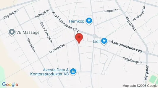 Apartments for rent i Avesta - kort over placeringen