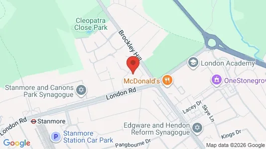 Apartments for rent i Stanmore - Middlesex - kort over placeringen