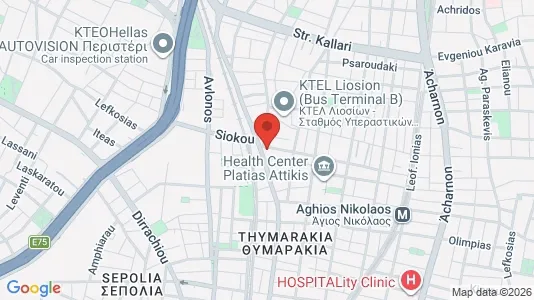 Apartments for rent in Athens Agios Nikolaos - Photo from Google Street View