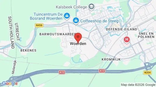 Apartments for rent i Woerden - kort over placeringen