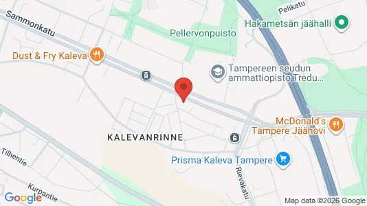 Apartments for rent i Tampere Keskinen - kort over placeringen