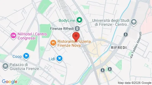 Rooms for rent in Florence - Photo from Google Street View