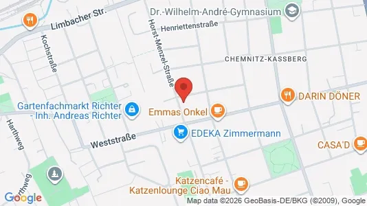Apartments for rent in Chemnitz - Photo from Google Street View