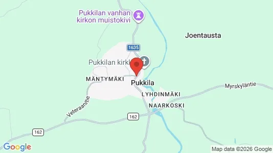 Apartments for rent i Pukkila - kort over placeringen