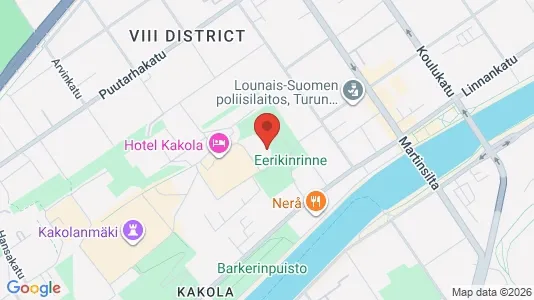 Apartments for rent i Turku - kort over placeringen