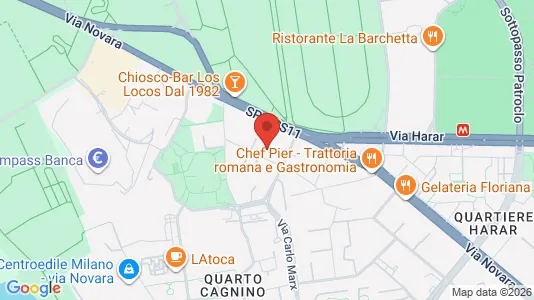 Rooms for rent i Milano Zona 7 - Baggio, De Angeli, San Siro - kort over placeringen