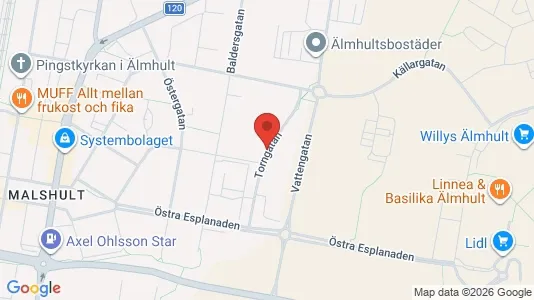 Rooms for rent in Älmhult - Photo from Google Street View