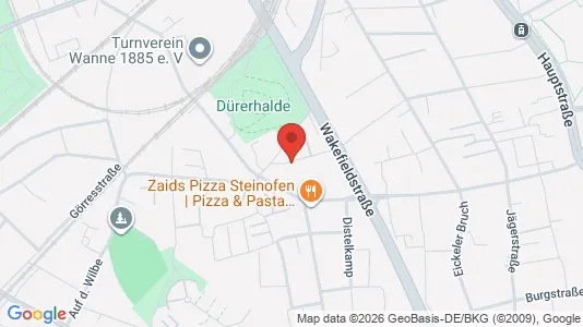 Apartments for rent i Herne - kort over placeringen