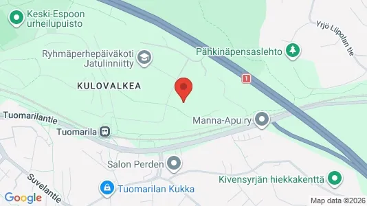 Apartments for rent i Espoo - kort over placeringen