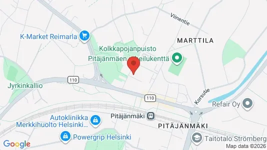Apartments for rent i Helsinki Läntinen - kort over placeringen