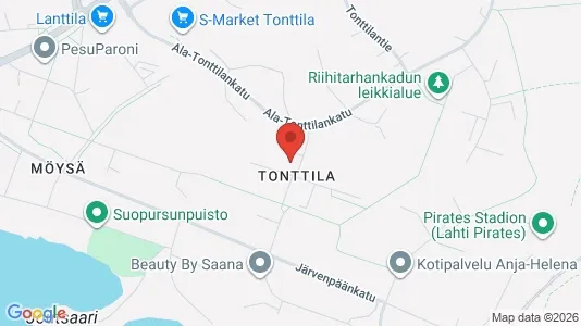 Apartments for rent i Lahti - kort over placeringen