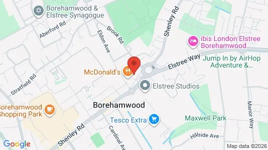 Apartments for rent i Borehamwood - Hertfordshire - kort over placeringen