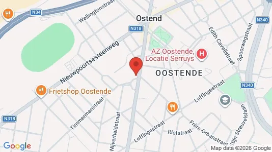 Apartments for rent in Oostende - Photo from Google Street View