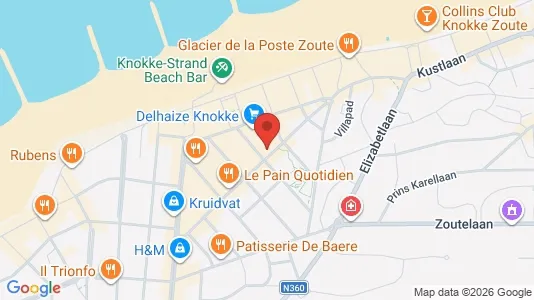 Apartments for rent in Knokke-Heist - Photo from Google Street View