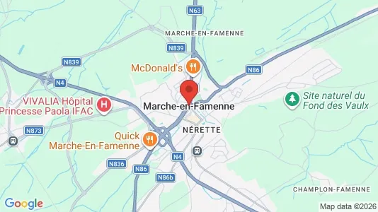 Apartments for rent in Marche-en-Famenne - Photo from Google Street View