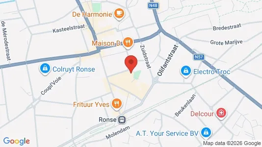 Apartments for rent in Ronse - Photo from Google Street View