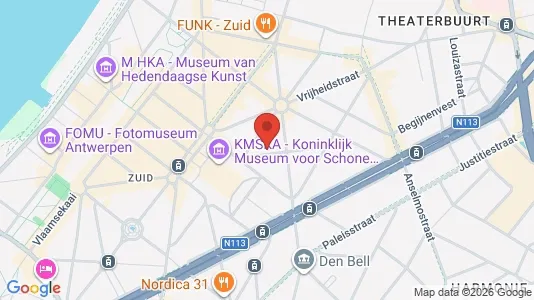 Apartments for rent i Stad Antwerp - kort over placeringen