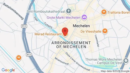 Apartments for rent i Mechelen - kort over placeringen